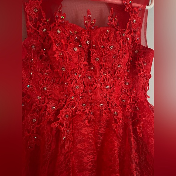 Red formal dress - Picture 2 of 5